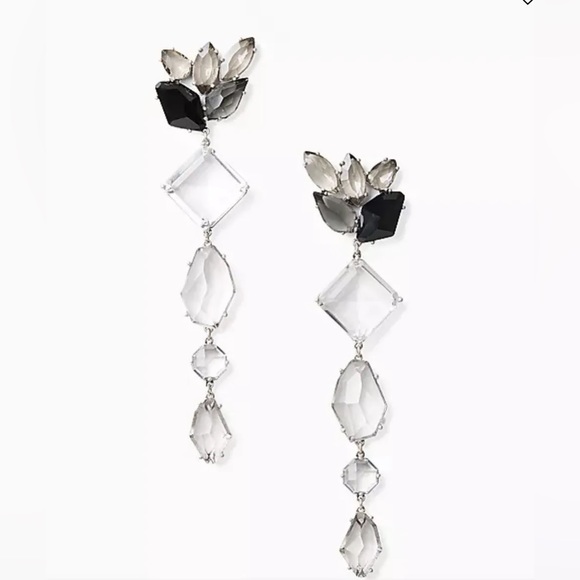 Kate Spade Chandelier Multi Crystals Maxi Statement Earrings - Picture 3 of 7